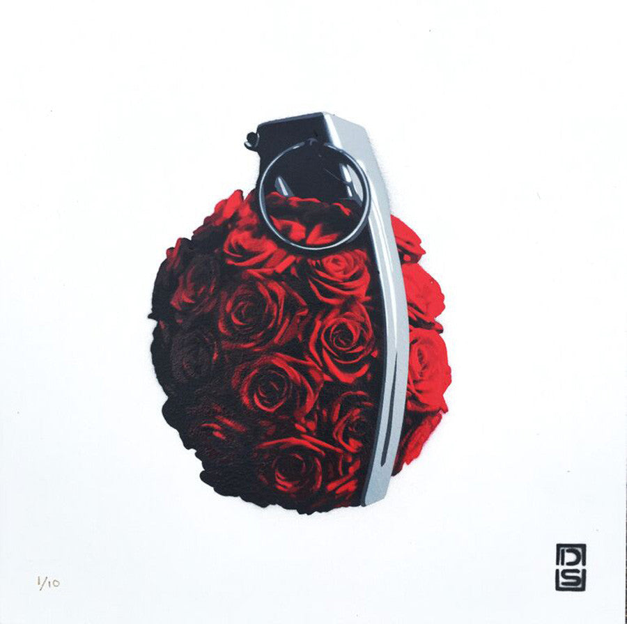 DS original artwork, Roses are Red Grenade