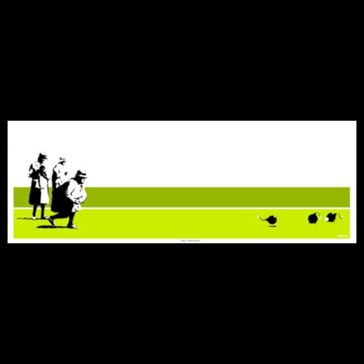 Banksy-Bombing Middle England-Limited Edition Screen Print 