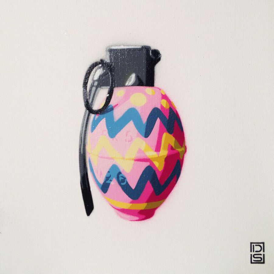 DS original artwork, Easter Egg Grenade