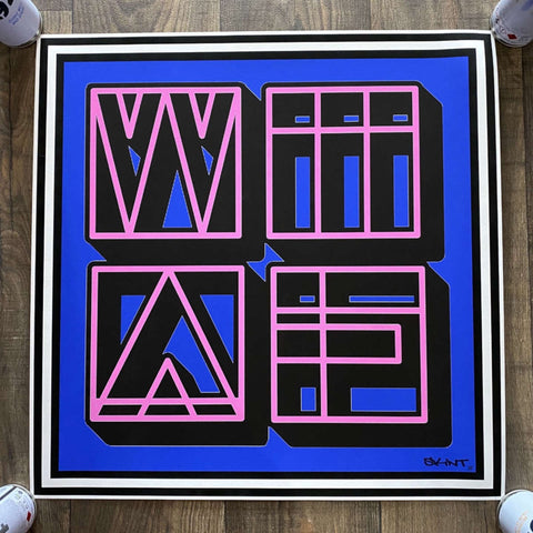 WHAT THE ACTUAL F#@K / Blue & Pink